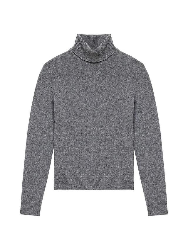 Womens Cashmere Turtleneck Sweater Product Image