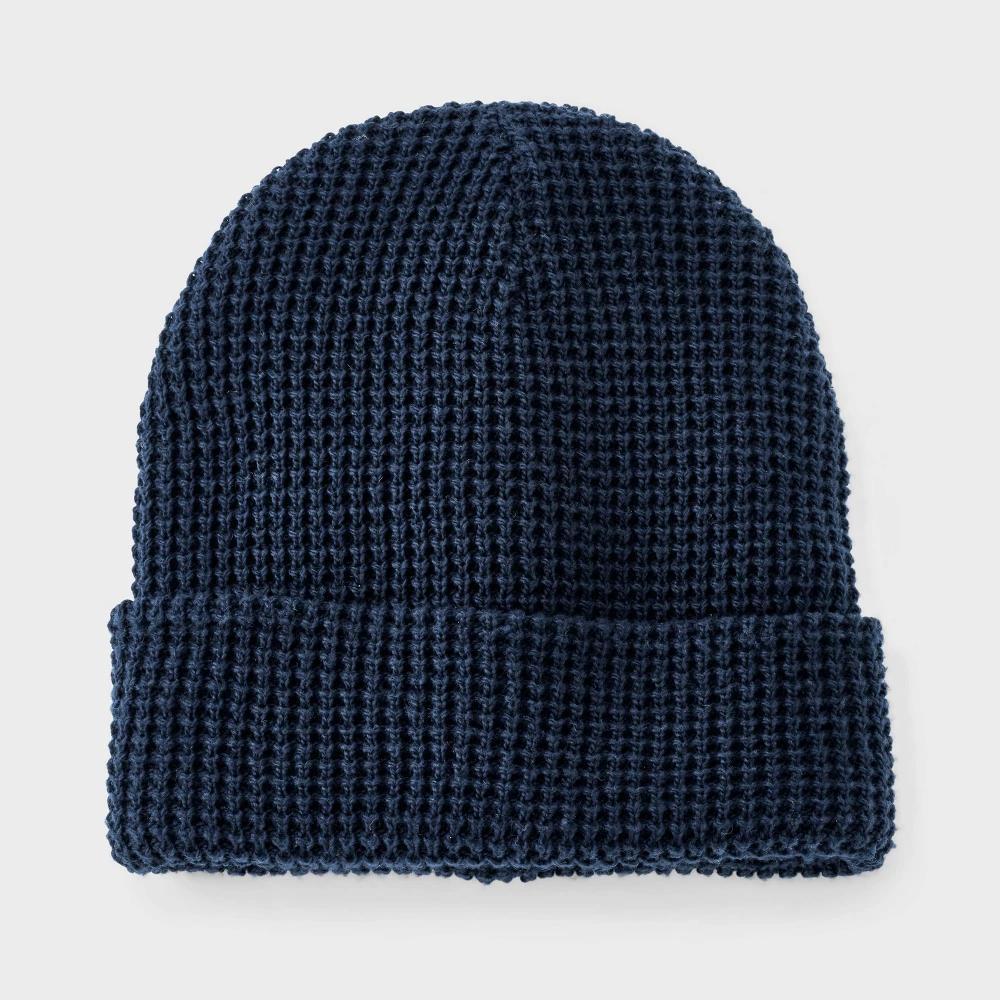 Mens Waffle Knit Beanie - Goodfellow & Co Product Image