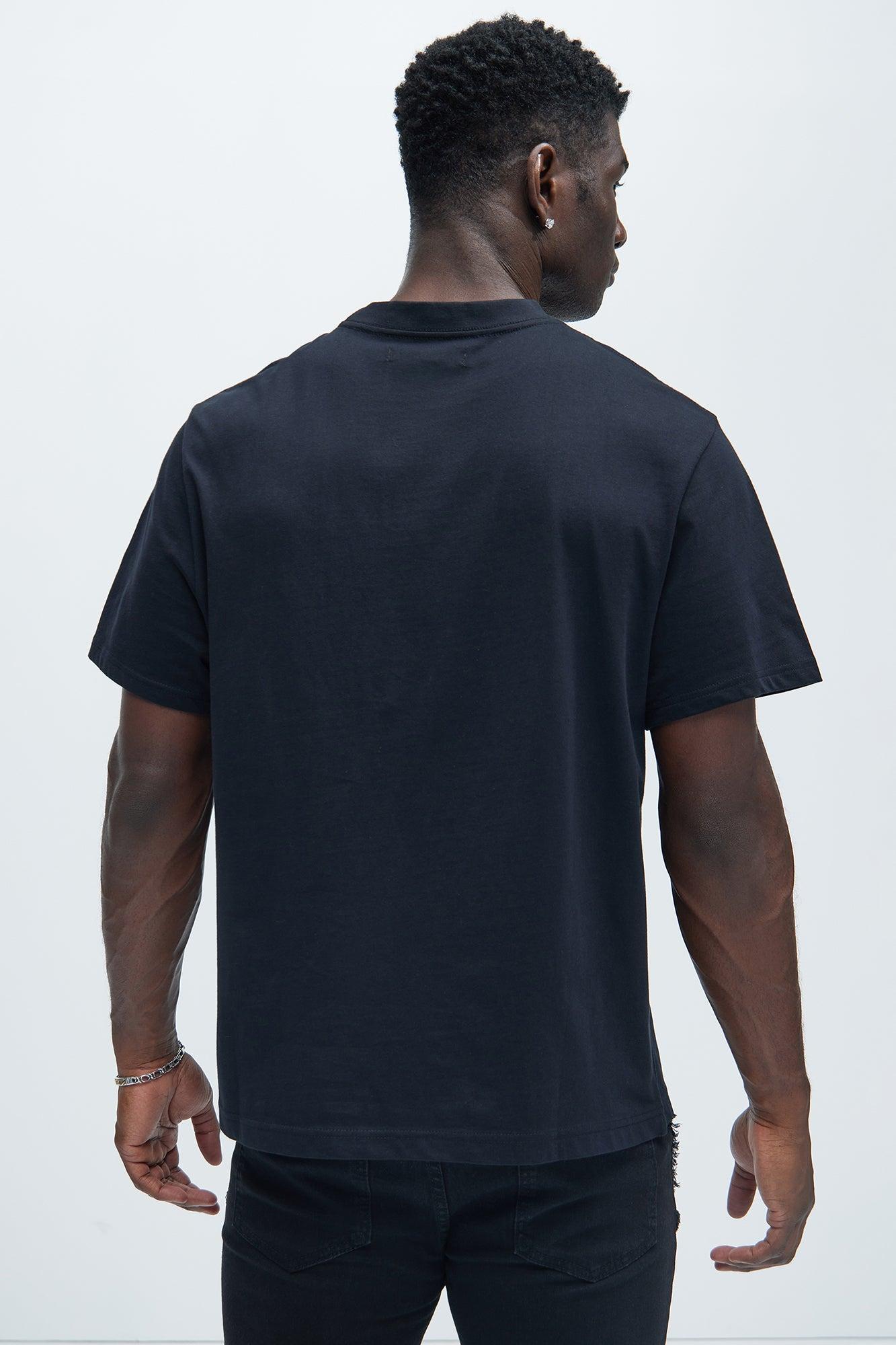 Essential Pocket Crew Tee - Black Product Image