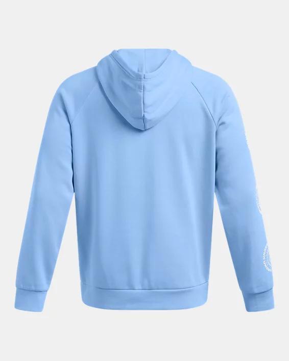 Men's UA Rival Fleece High Brand Read Logo Hoodie Product Image