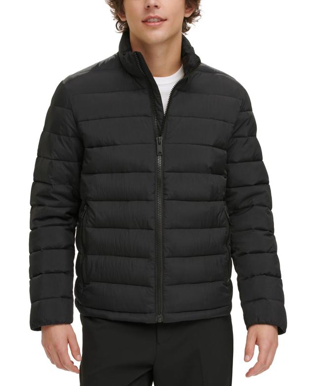 Dkny Mens Quilted Full-Zip Stand Collar Puffer Jacket Product Image