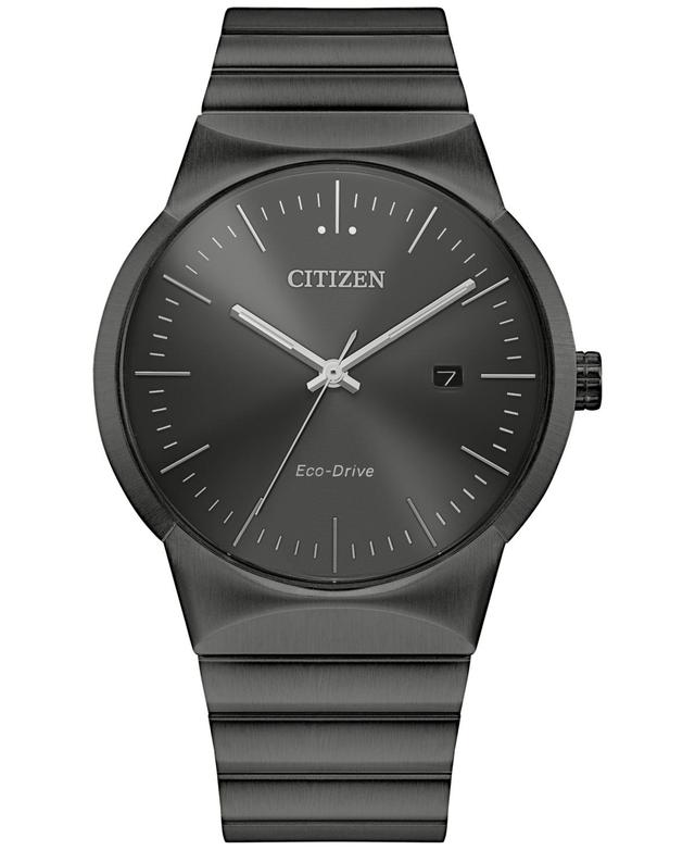 Citizen Mens Axiom Three Hand Grey Stainless Steel Bracelet Watch Product Image