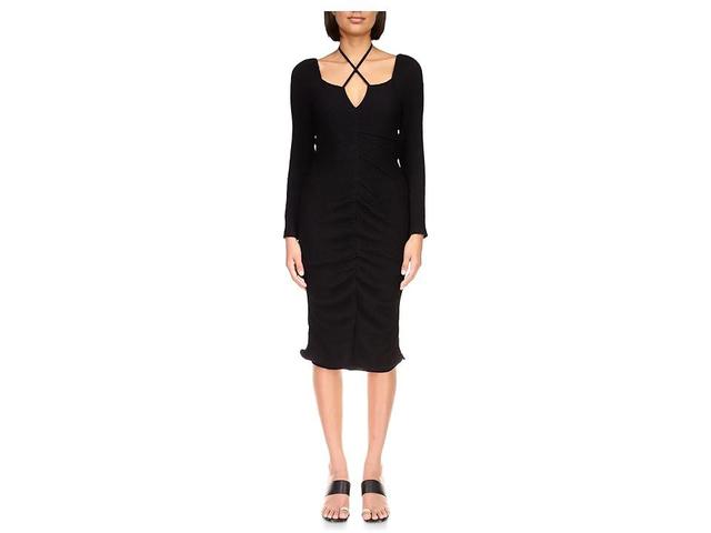 Sanctuary Halter Midi Knit Dress Women's Clothing Product Image