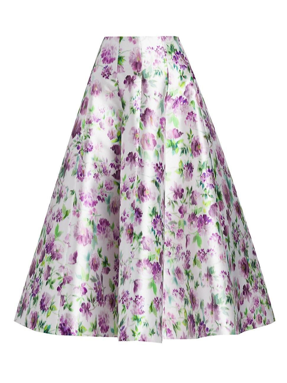 Womens Radzmir Floral A-Line Skirt Product Image