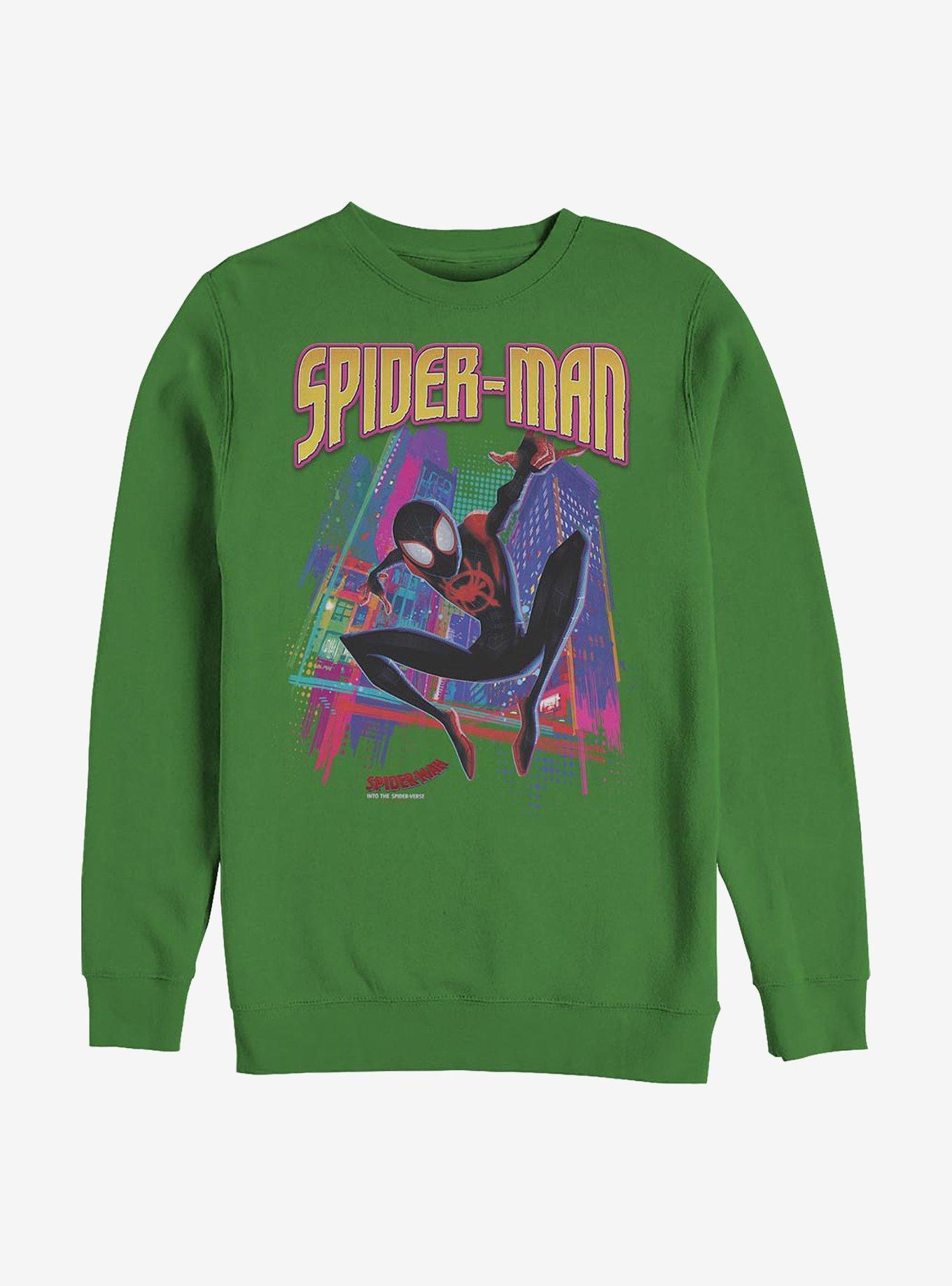 Marvel Spider-Man Tower Hero Crew Sweatshirt Product Image