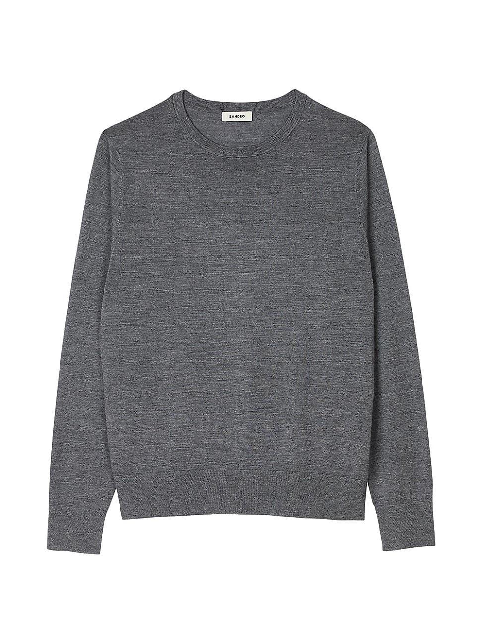 Mens Fine Knit Jumper Sweater Product Image