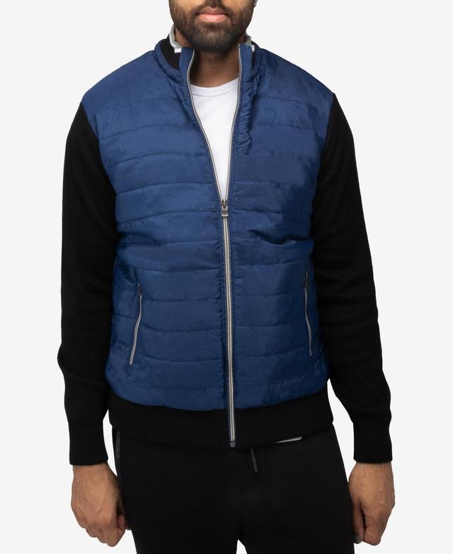 X-Ray Mens Lightly Padded Hybrid Sweater Jacket Product Image