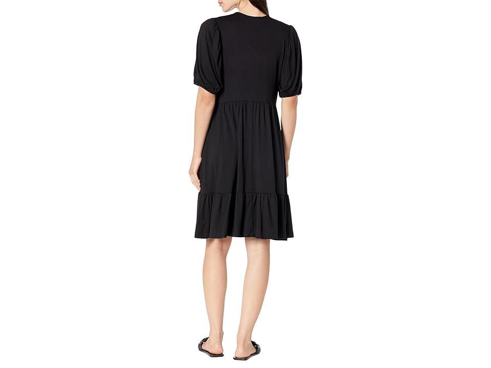 Karen Kane Puff Sleeve Tiered Dress Women's Dress Product Image