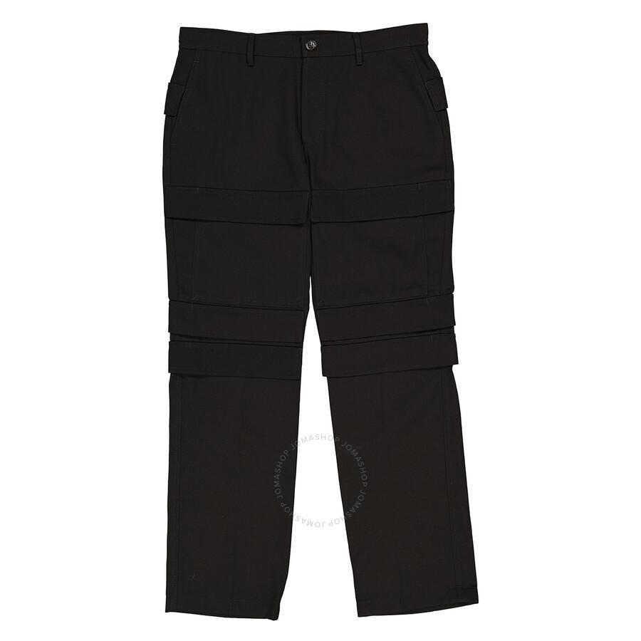 Tapered Cargo Trousers In Black Product Image