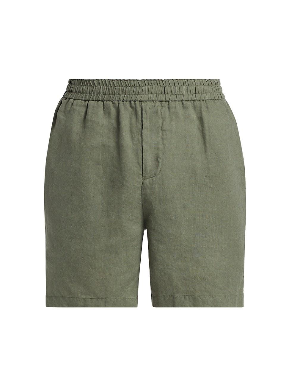 Mens Linen Easy Pull-On Shorts Product Image