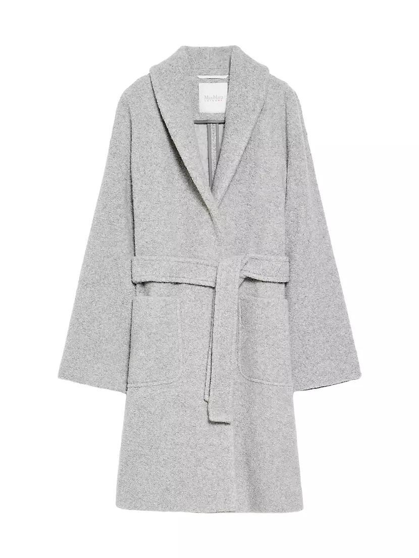 Dafne Wool-Blend Wrap Coat Product Image