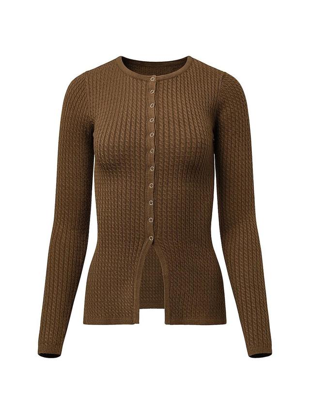 Womens Fly Away Knit Long-Sleeve Top Product Image