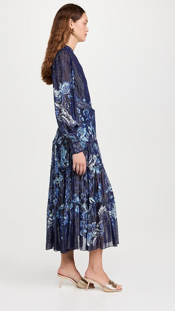 Hemant and Nandita Midi Dress With Tie Up | Shopbop Product Image