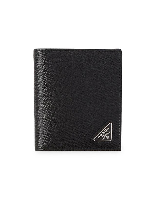 Mens Saffiano Leather Wallet Product Image