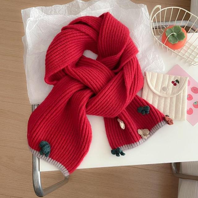 Bow Knit Scarf Product Image