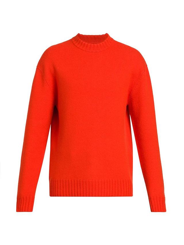 Mens Wool Crewneck Sweater Product Image