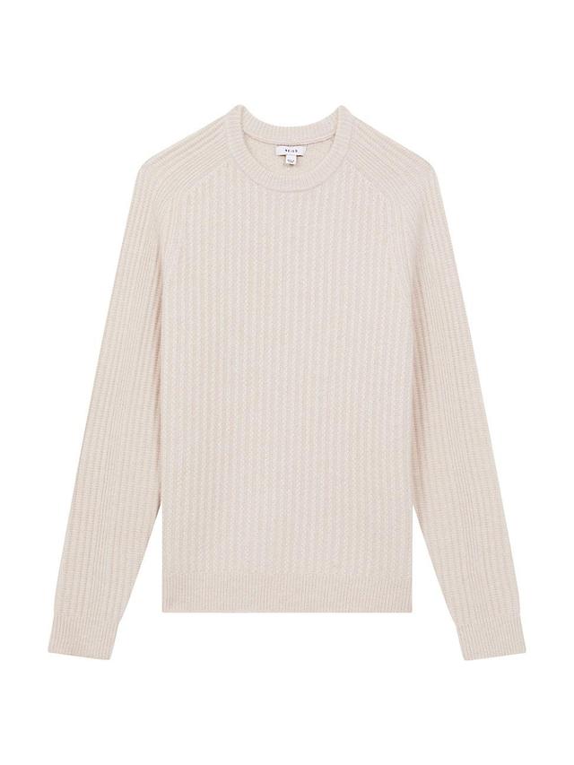 Mens Millerson Wool-Cotton Crewneck Sweater Product Image