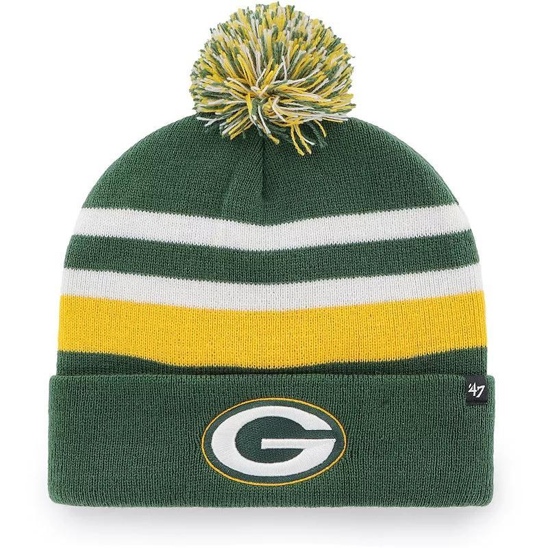 Mens 47 Bay Packers State Line Cuffed Knit Hat with Pom Product Image