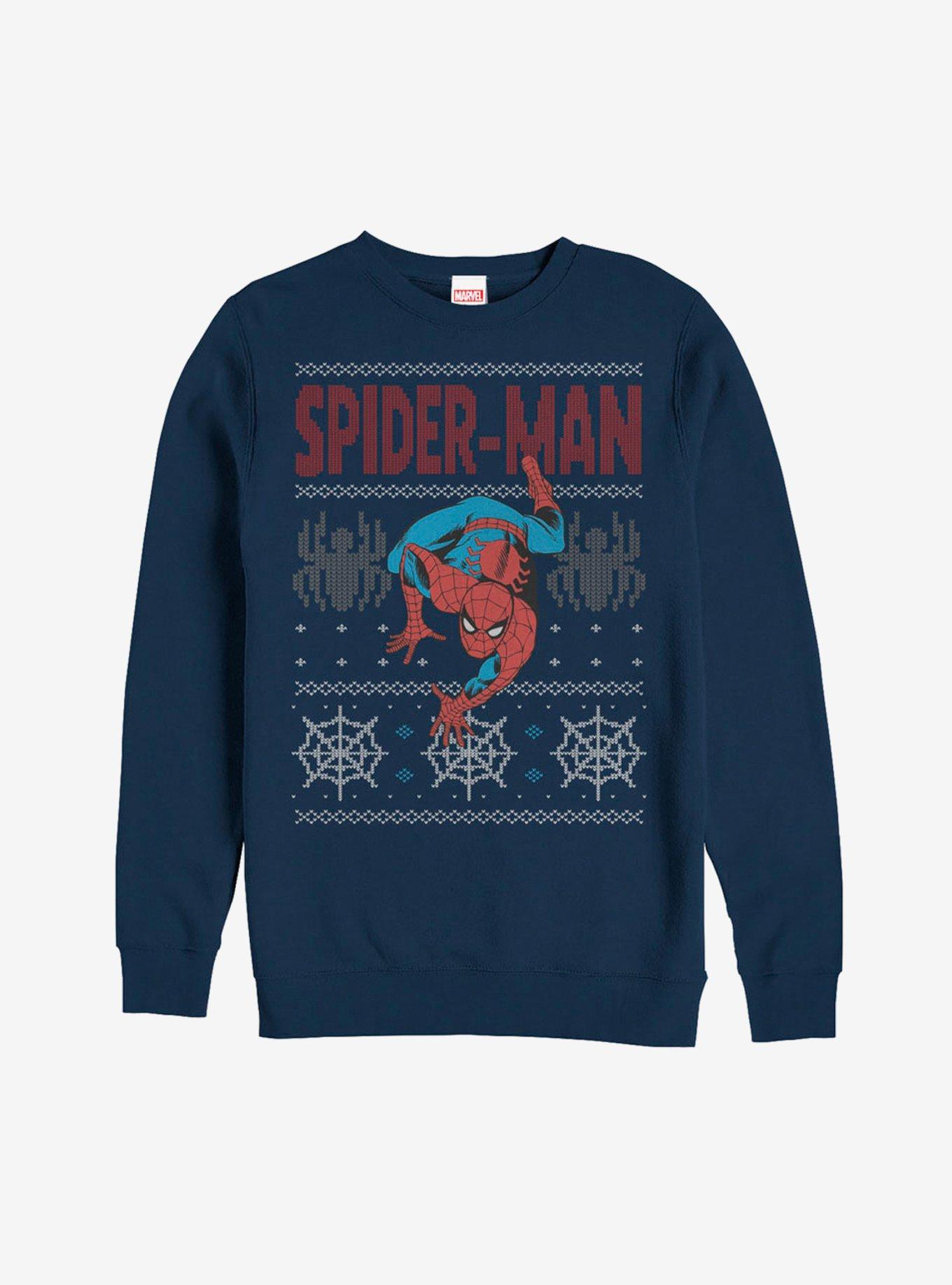 Marvel Ugly Christmas Sweater Spider-Man Crawl Sweatshirt Product Image