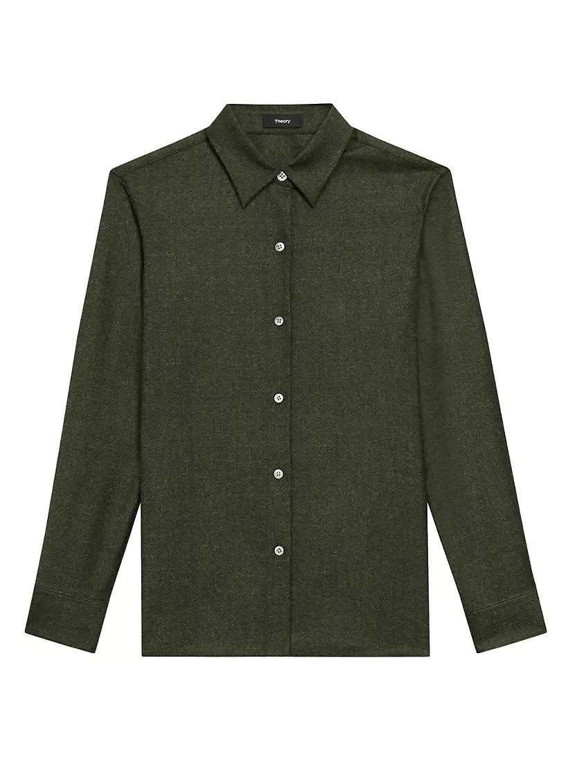 Virgin Wool Long-Sleeve Shirt product image