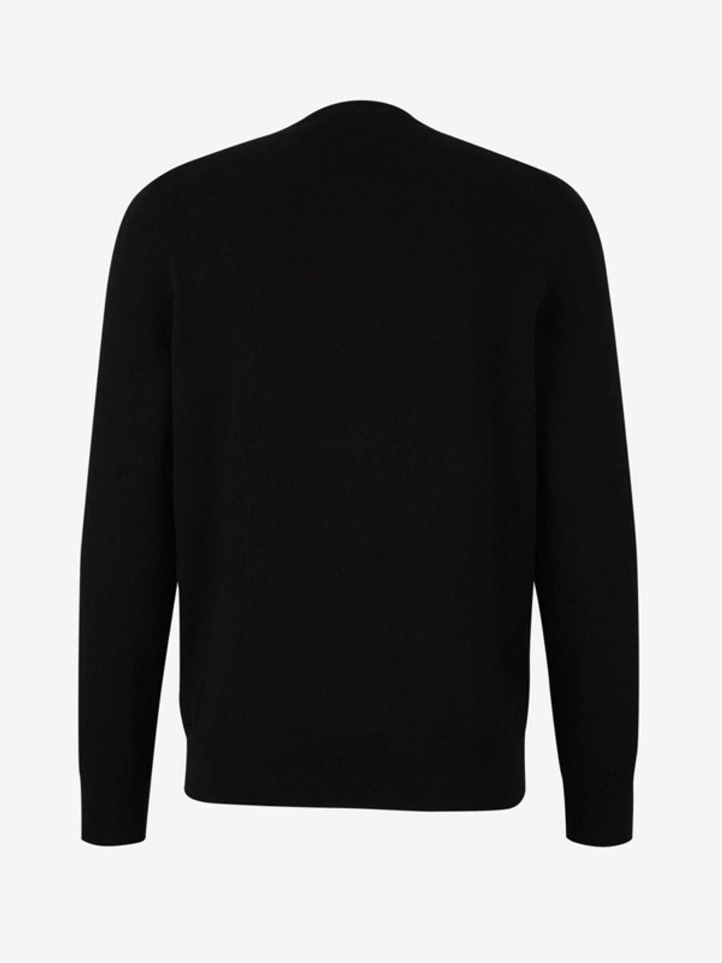 Logo Embroidered Crewneck Jumper In Black Product Image