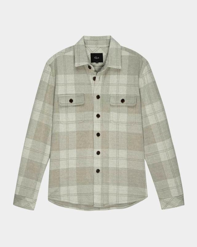 Men's Alder Brushed Flannel Button-Down Shirt Product Image