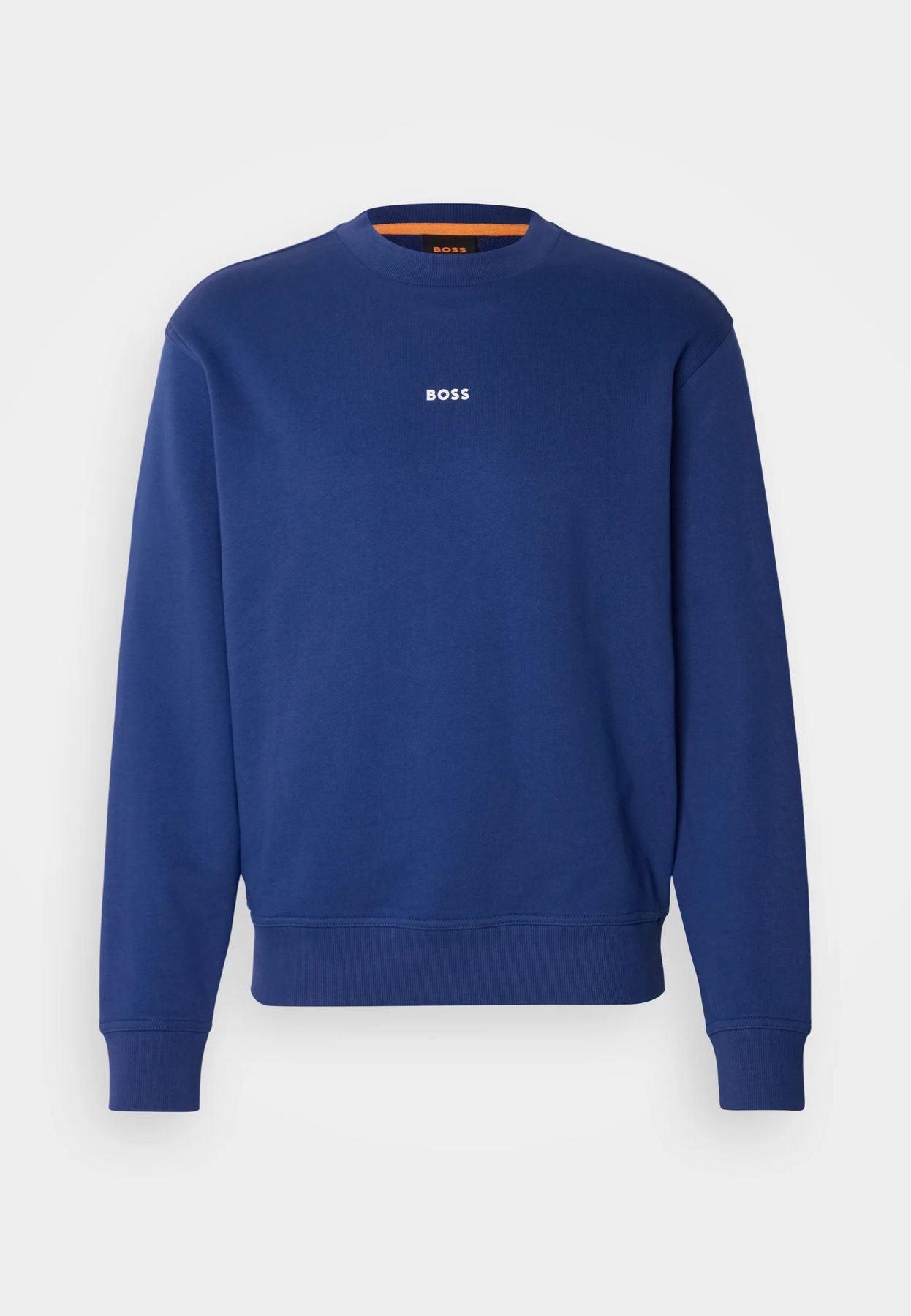 HUGO BOSS Boss Sweatshirt Wesmallcrew In Blu Product Image