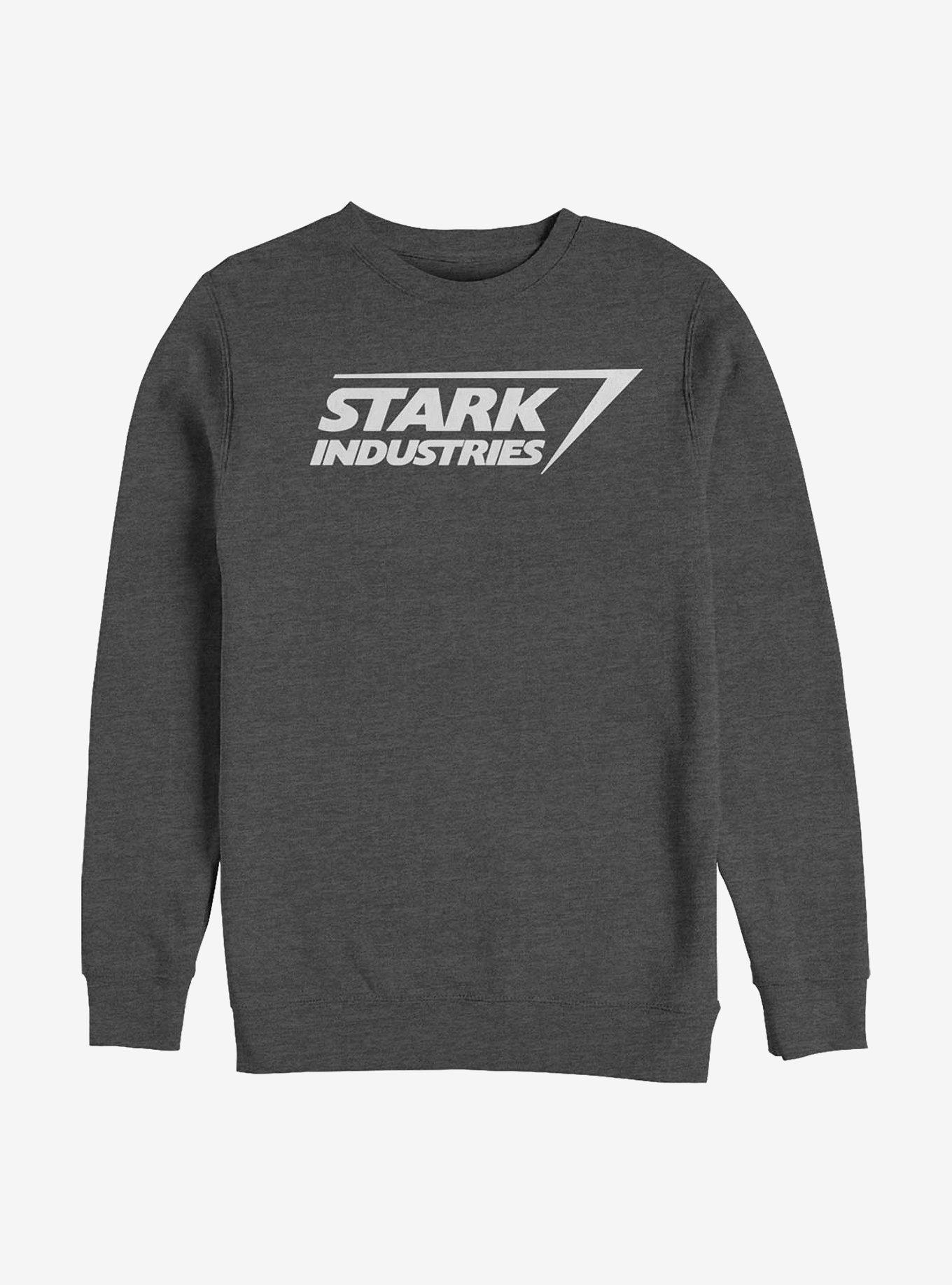 Marvel Iron Man Stark Logo Crew Sweatshirt Product Image