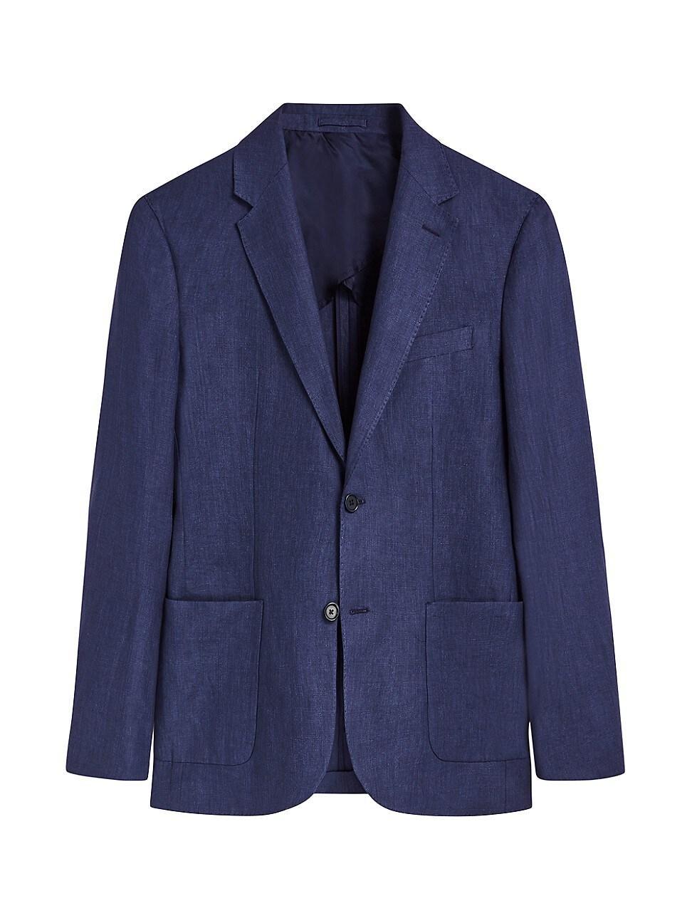 Mens 2-Button Linen Blazer Product Image