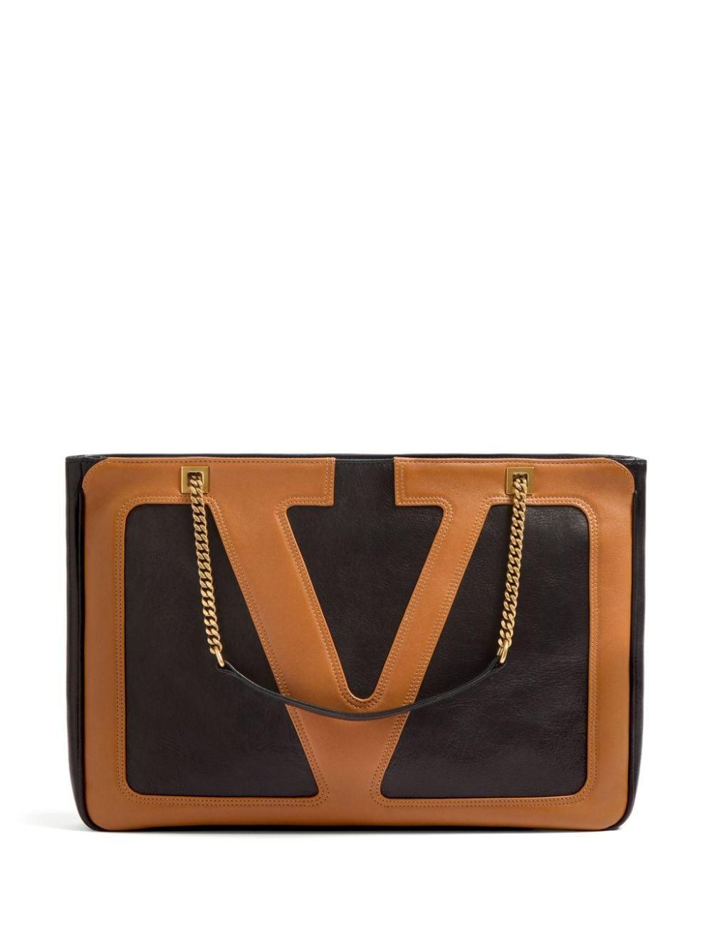 medium Viva Superstar leather tote bag Product Image