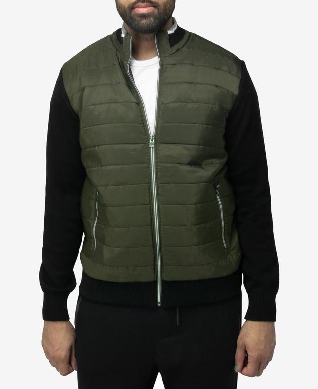 X-Ray Mens Lightly Padded Hybrid Sweater Jacket Product Image