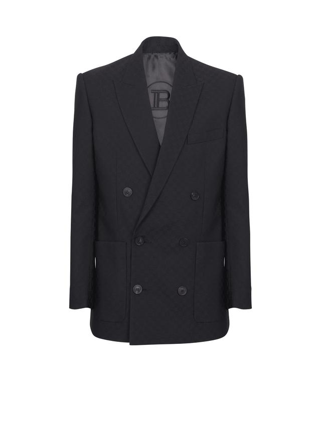 Monogram jacquard blazer Product Image