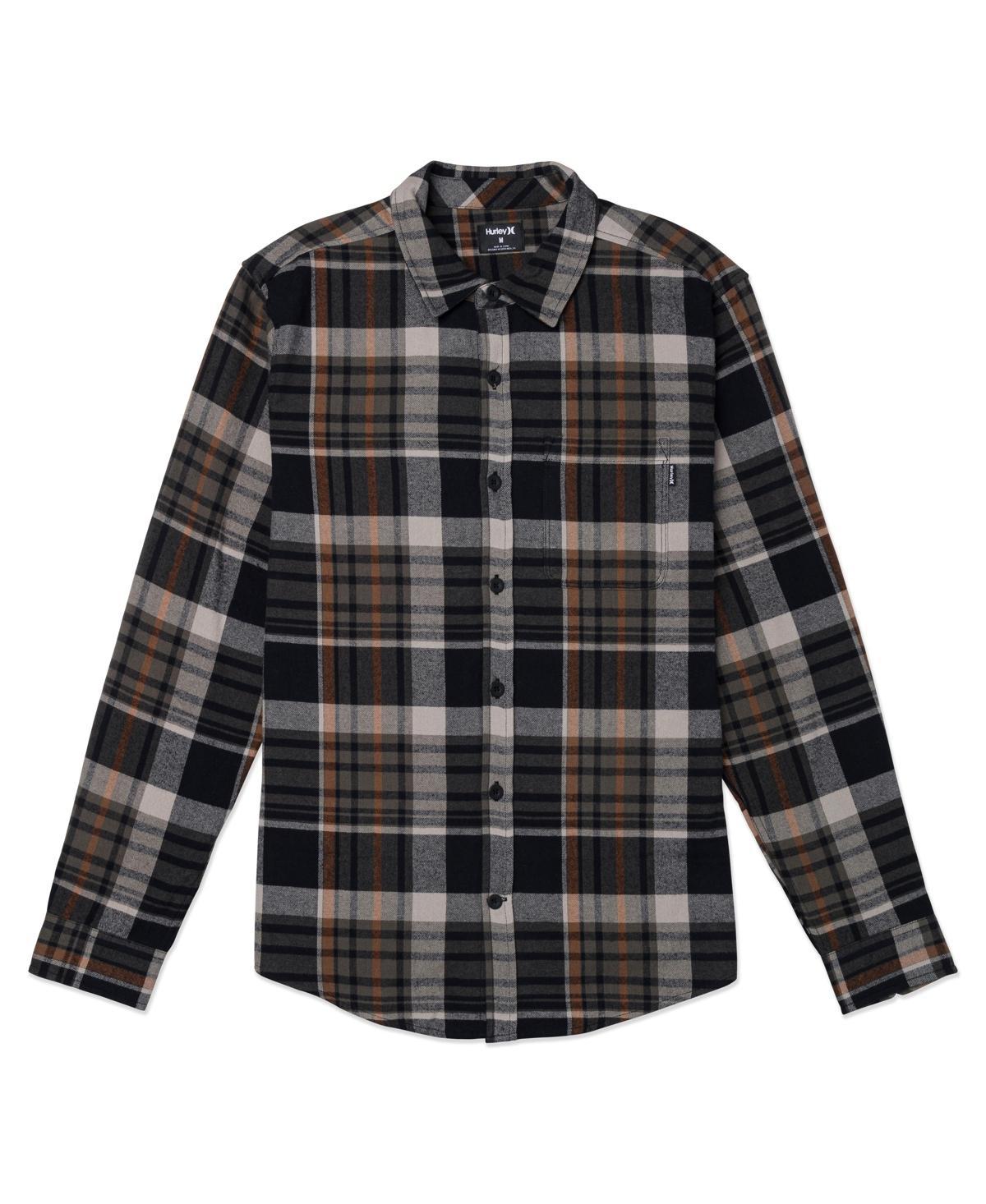 Hurley Mens Portland Flannel Long Sleeve shirt Product Image