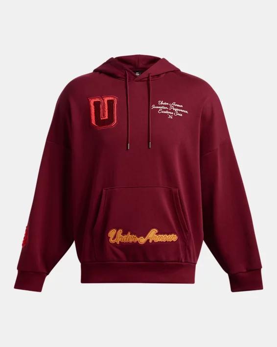 Men's UA Icon Heavyweight Terry Armour U Oversized Hoodie Product Image