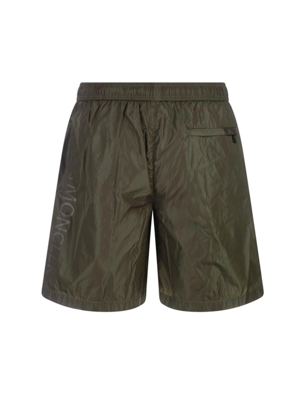 Green Patch Swim Shorts Product Image