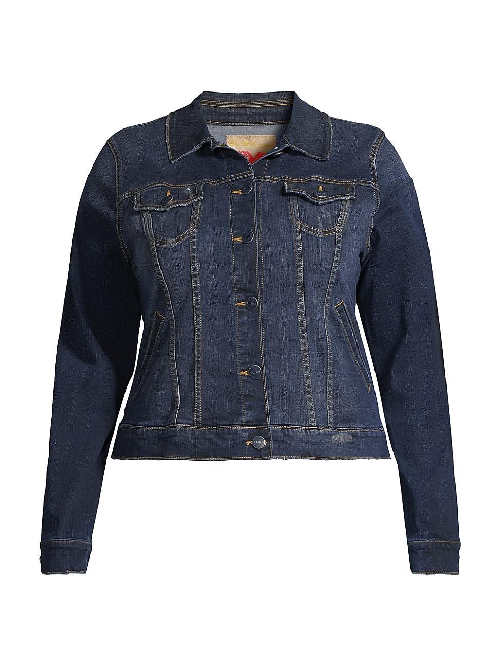 Womens Denim Trucker Jacket product image