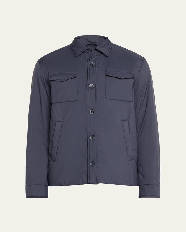 Mens Matte Nylon Overshirt Product Image