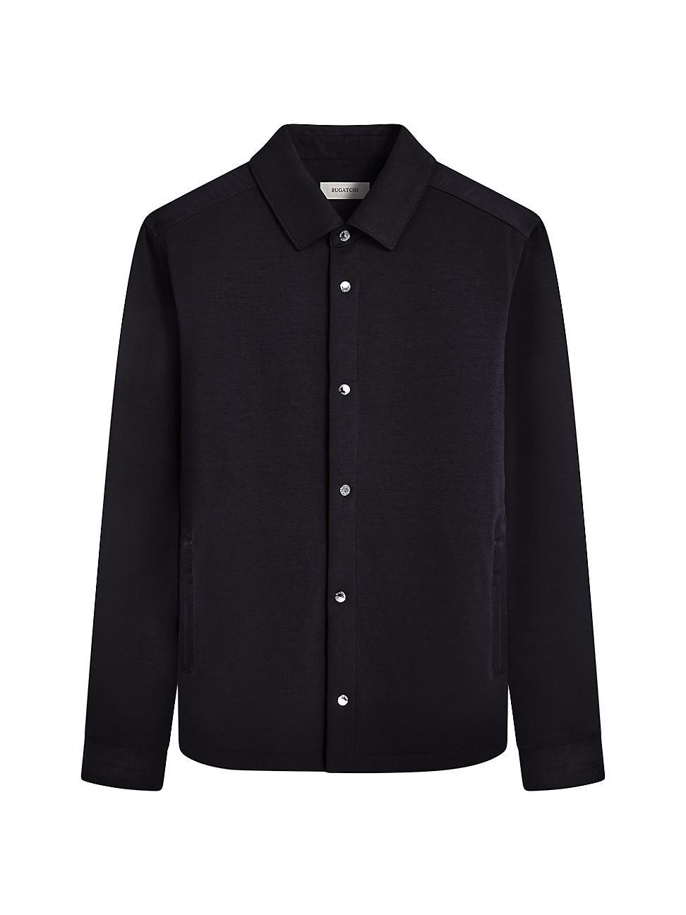 Mens Knit Shirt Jacket Product Image