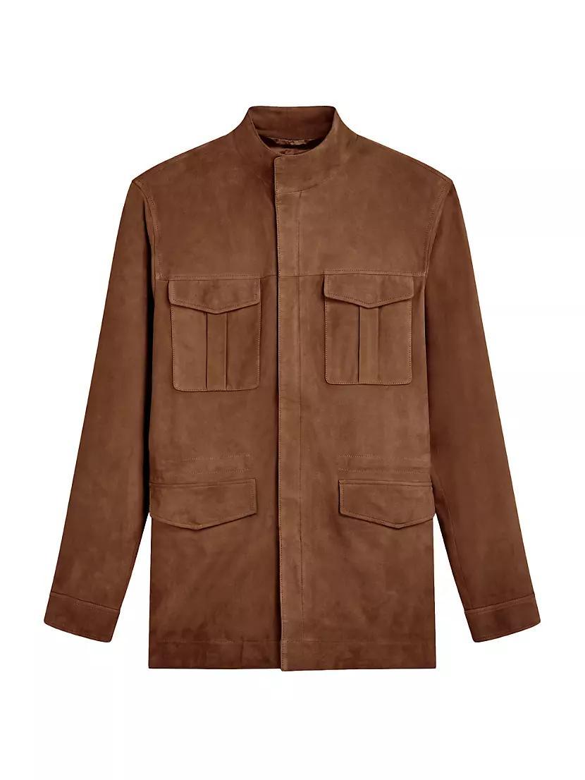 Leather Field Jacket Product Image