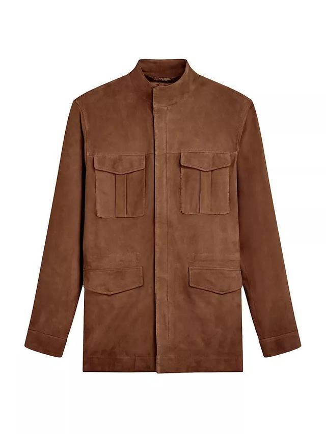 Leather Field Jacket Product Image