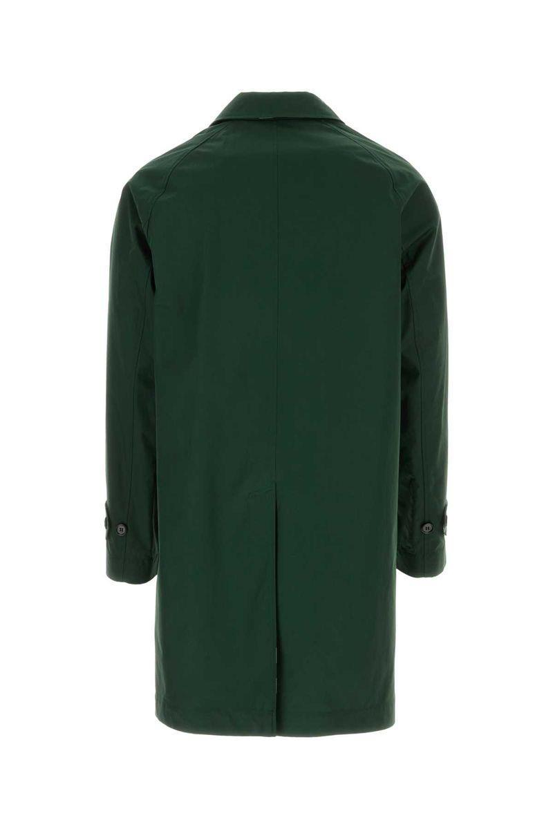 Ered Reversible Checkered Gabardine Midi In Green Product Image