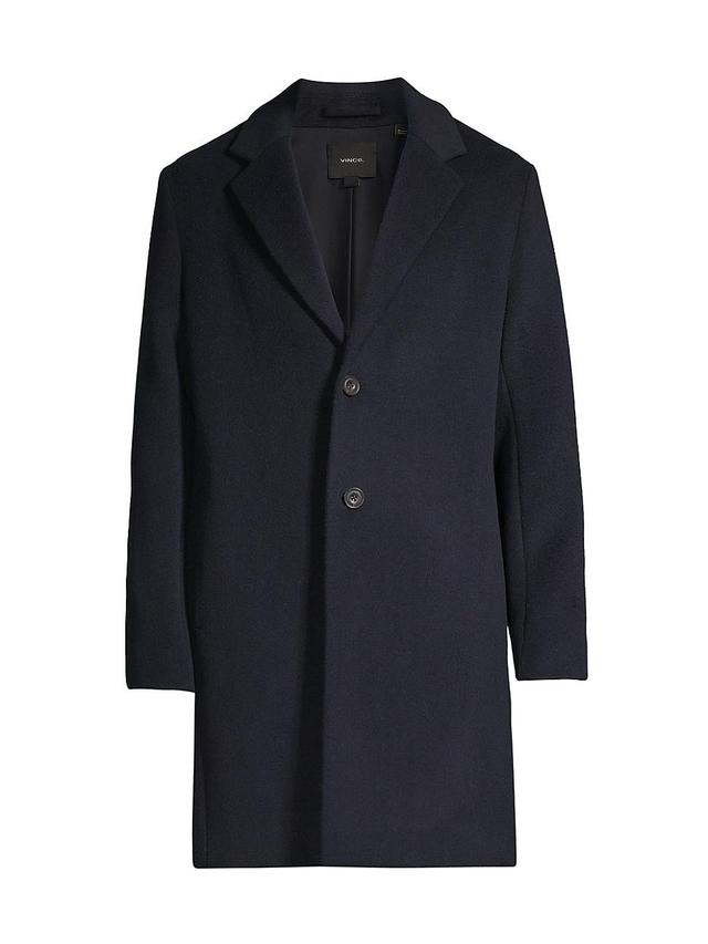 Mens Classic Wool-Blend Coat Product Image