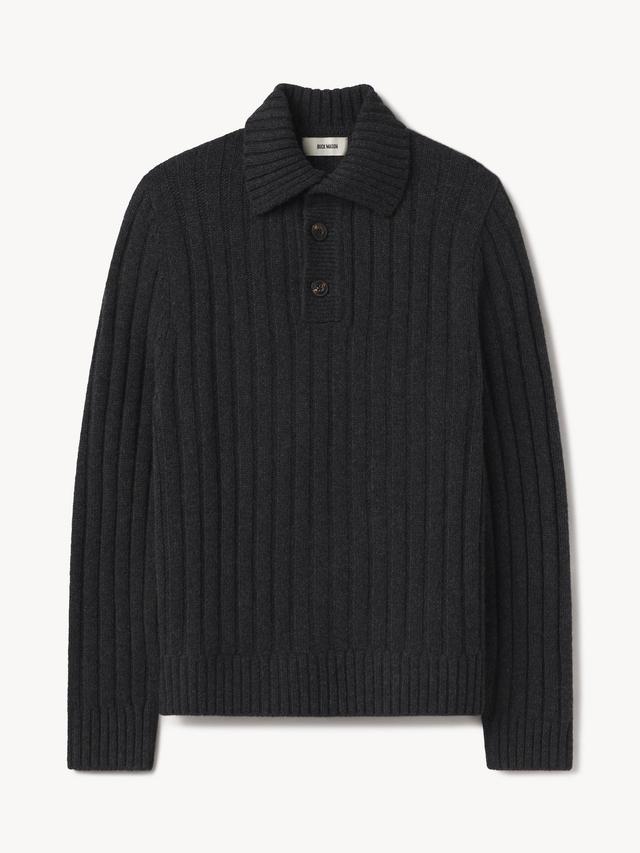 Charcoal Collared Herdsman Pullover Product Image