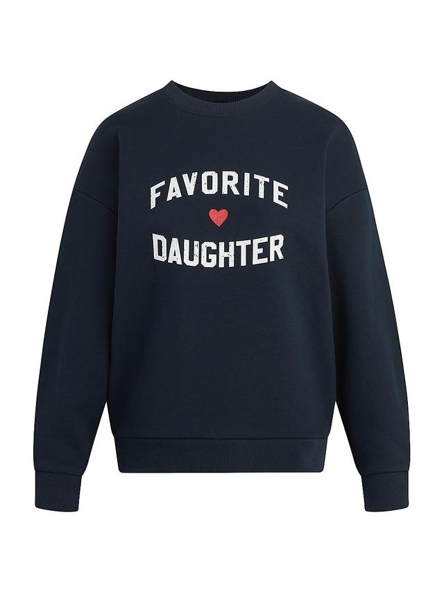 Womens Favorite Daughter Heart Logo Sweatshirt Product Image