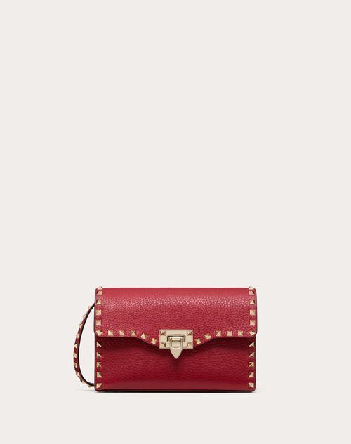 SMALL ROCKSTUD GRAINY CALFSKIN CROSSBODY BAG Product Image