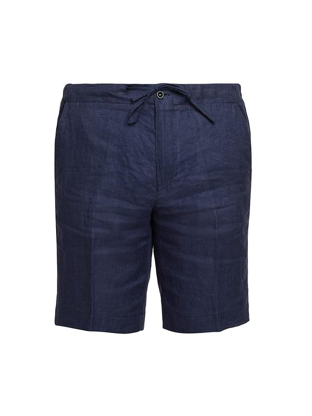 Mens Linen Bermuda Shorts Product Image