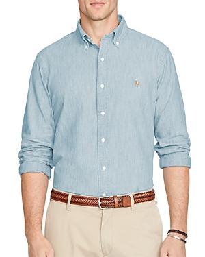 Mens Classic-Fit Chambray Shirt Product Image