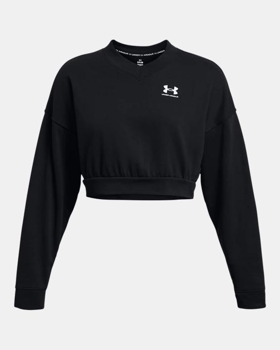 Women's UA Rival Terry Oversized Crop Crew Product Image