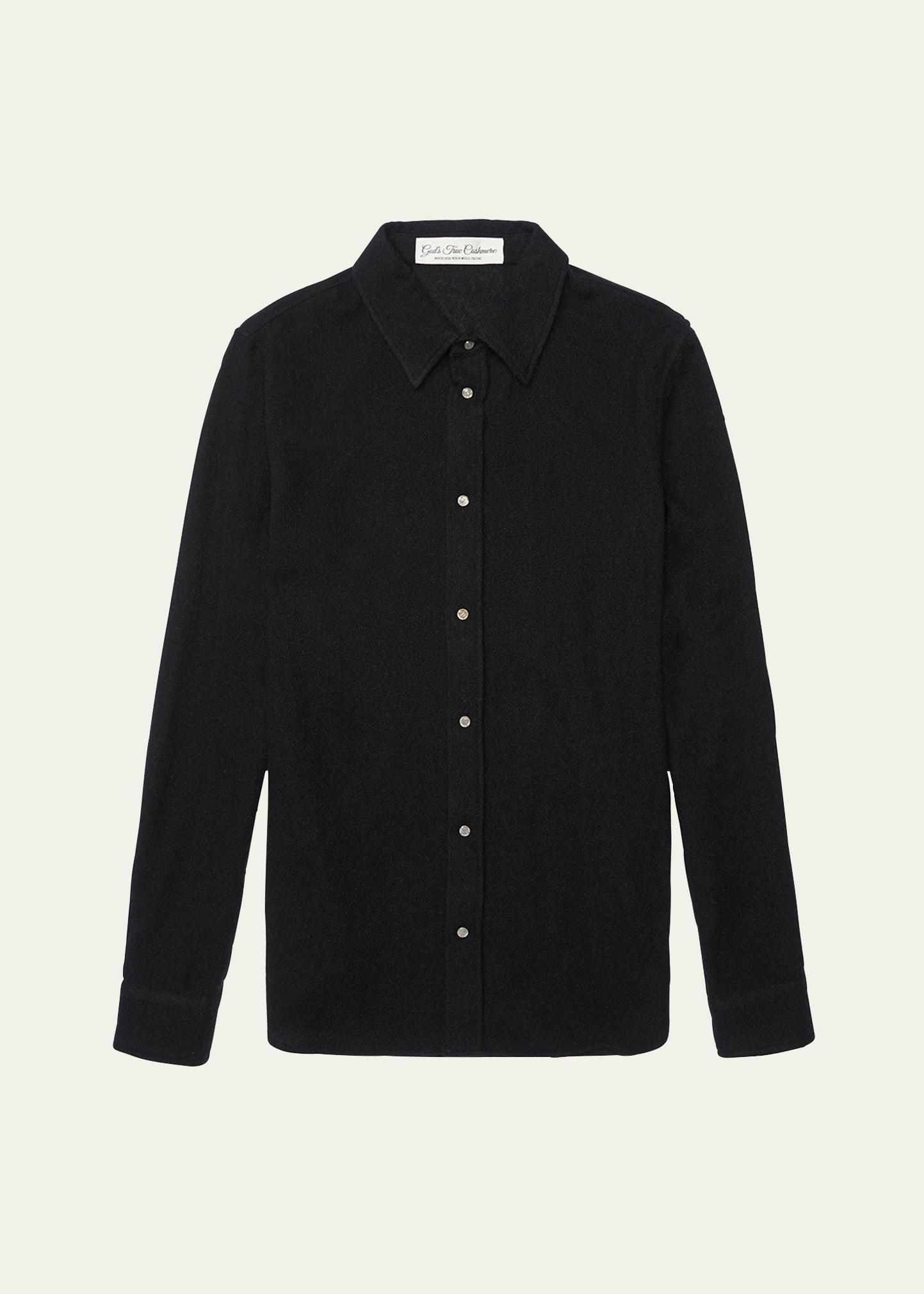 Mens Cashmere Gauze Sport Shirt Product Image