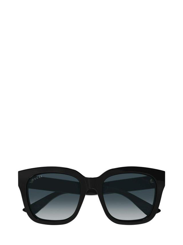 Eyewear Square Frame Sunglasses In Black Product Image